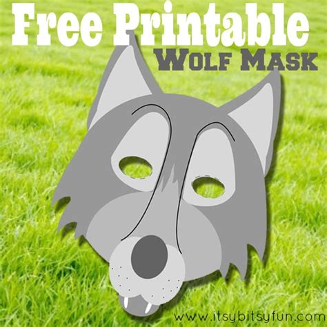 Printable wolf mask - jzagogreen