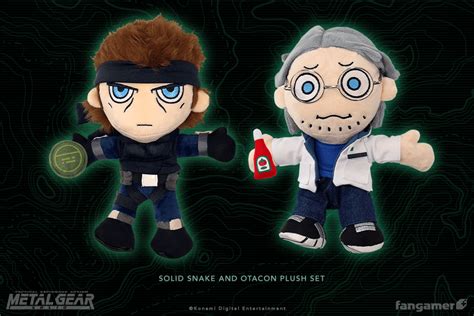 Metal Gear Solid - Snake and Otacon Plush Set - Fangamer