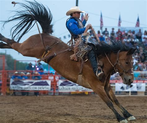 Saddle Bronc Riding – Vernal's Dinosaur Roundup Rodeo