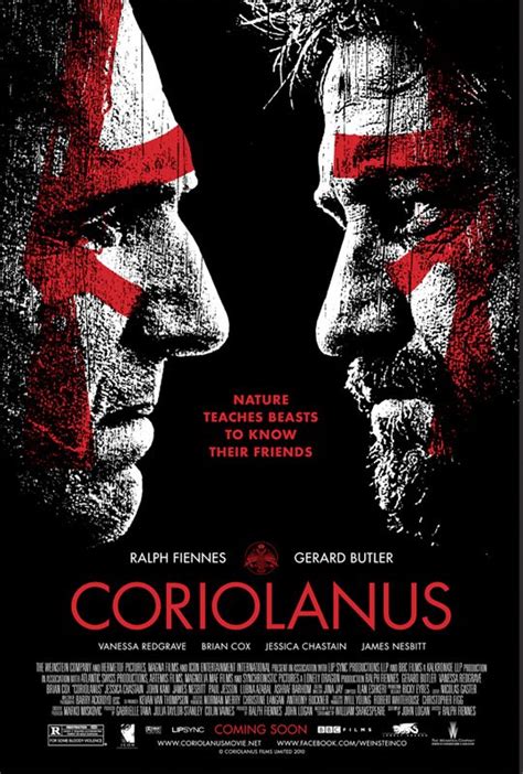 Badass Poster for Ralph Fiennes' Shakespeare 'Coriolanus' Unveiled ...