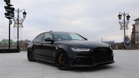 The Black RS6 Sedan That Audi Never Built Has 600 HP - autoevolution