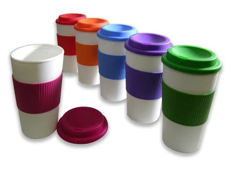 Amazon: Set of 6 Reusable To Go Travel Mugs with Grip {71% Off} - The Coupon Challenge