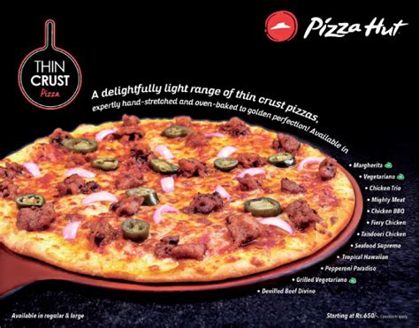 Thin Crust Pizzas from Pizza Hut | Daily News