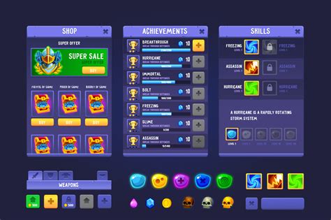 Game ui mobile :: Behance