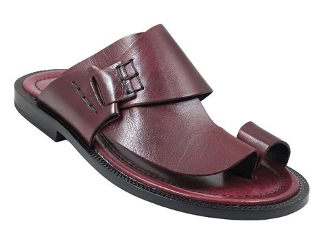 Men's Davinci Italian Leather Push Toe Sandals 1099 Available in Black and Brown