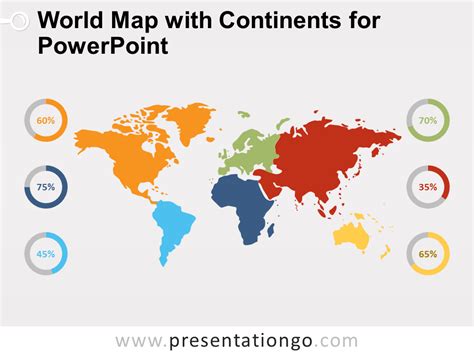 Map Of World For Powerpoint - Allina Madeline