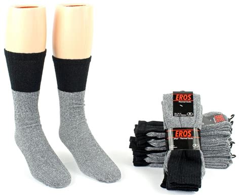 24 Pairs Men's Thermal Tube Boot Socks - Size 10-13 - Mens Thermal Sock - at - alltimetrading.com