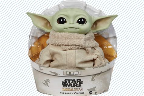 Snuggle up to this shockingly lifelike Baby Yoda plush