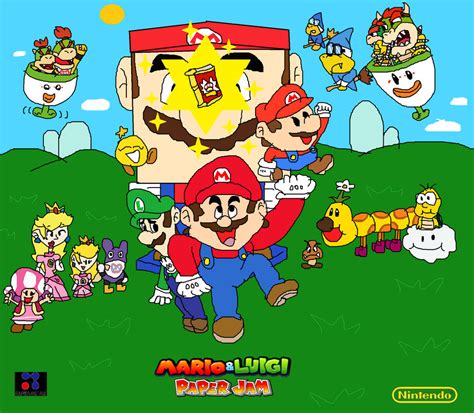 Mario and Luigi Paper Jam by sergi1995 on DeviantArt