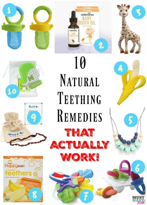 10 Natural Teething Remedies That ACTUALLY Work! - Must Have Mom