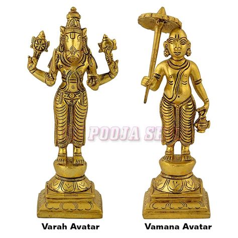 Dasavatharam of Lord Vishnu Statues in Brass Buy online USA