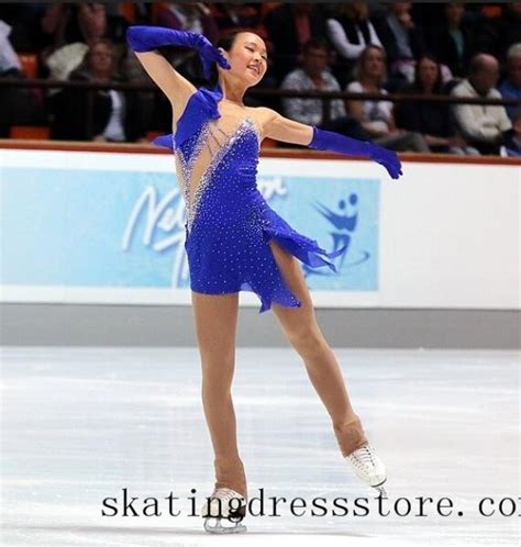 Blue Ice Skating Dresses For Kids