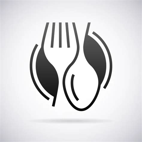 Vector food service logo Plantilla de diseño 2024