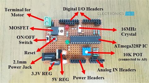 Make Your Own Arduino Board - A DIY Tutorial | Arduino projects diy, Arduino board, Arduino