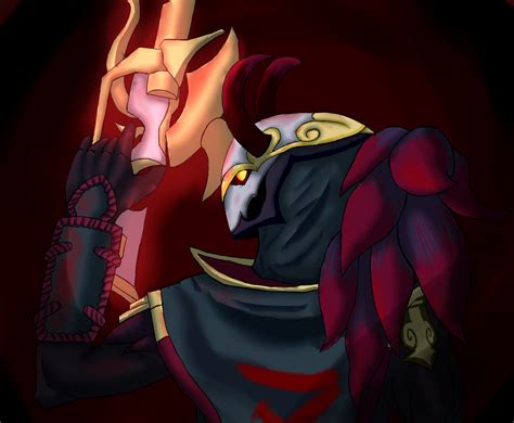 Blood Moon Jhin by ADarkGrimiore on DeviantArt