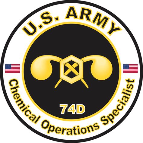 3.8 Inch U.S. Army MOS 74D Chemical Operations Specialist - Walmart.com - Walmart.com