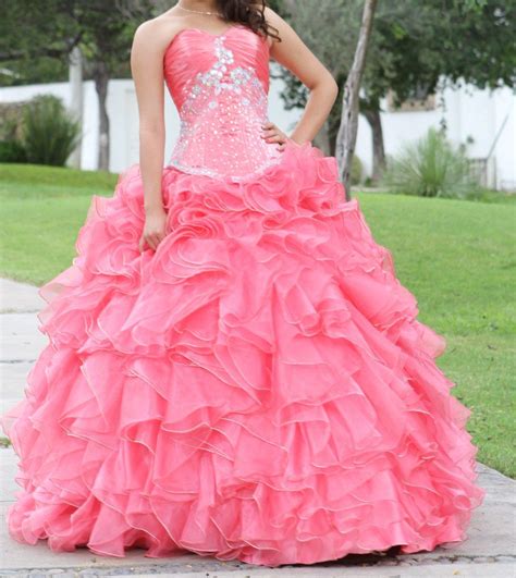 40 Vestidos de 15 años largos y cortos en color rosa | 15 años vestidos ...