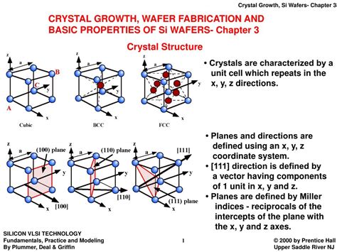 Silicon Crystal Structure