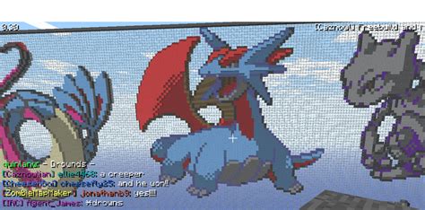 Salamence Pixel Art Minecraft Pokemon by bluecarseat on DeviantArt