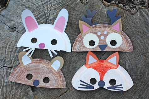 animal craft projects | Animal crafts for kids, Animal crafts, Paper plate masks