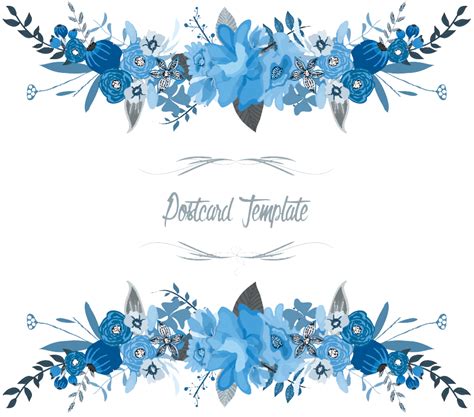 Floral Flowers Border Vector Free Clipart HQ Transparent HQ PNG ...