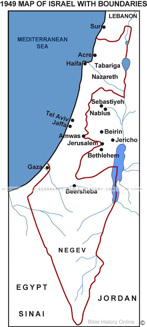 1948 Israel War Map