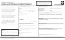 Fillable Osha Form 301 - Injury And Illness Incident Report printable pdf download