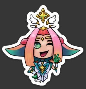 Star Guardian Neeko Tiffany Sticker — Tiffany Gordon Cosplay