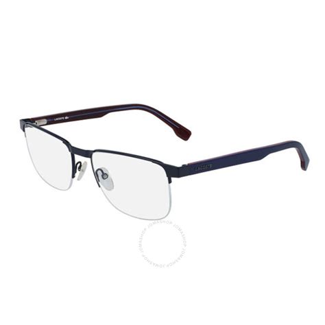 Lacoste Men's Blue Square Eyeglass Frames L224842456 886895403849 - Eyeglasses - Jomashop