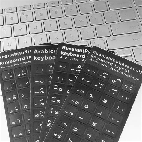 Kebidumei Russian Keyboard Stickers Waterproof Fre... – Grandado