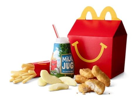 McDonald's 4 Piece Chicken McNuggets Happy Meal Nutrition Facts