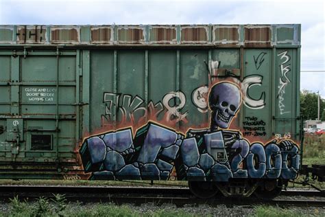 Freight Train Graffiti - Katrina Olson