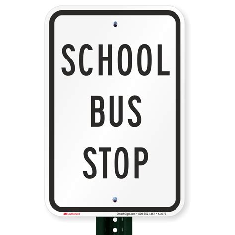 School Bus Stop Sign, SKU: K-2973