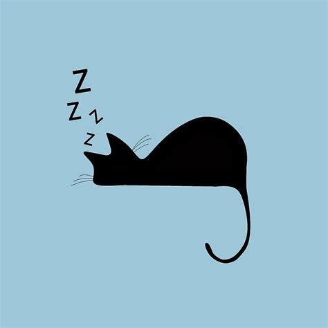 sleeping cat silhouette clipart 10 free Cliparts | Download images on Clipground 2024