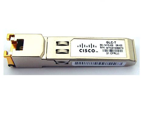 GLC-T | Gigabit ethernet SFP, RJ-45 connector 10/100/1000 Base-T - Touchpoint Technology