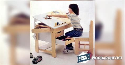 Kids Desk Plans • WoodArchivist