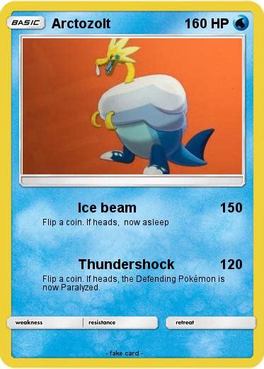 Pokémon Arctozolt - Ice beam - My Pokemon Card