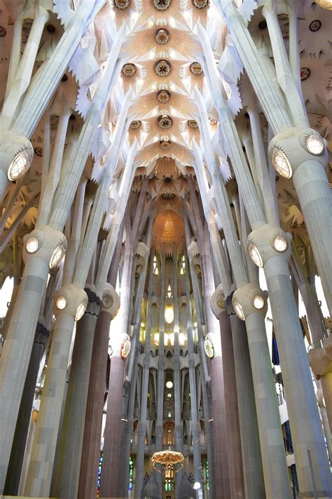 Interior of Sagrada Familia, Barcelona, Spain [building] : r/architecture