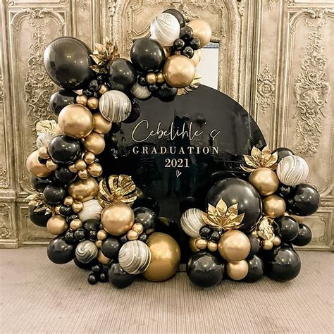 Diy Black Gold Balloon Garland Arch Kit for 30th 40th Birthday - Etsy