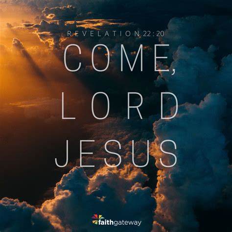 Pray: Come Lord Jesus - FaithGateway