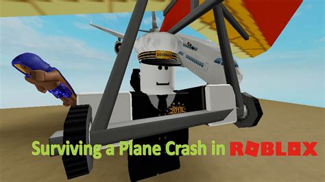 Surviving a Plane Crash In Roblox - YouTube