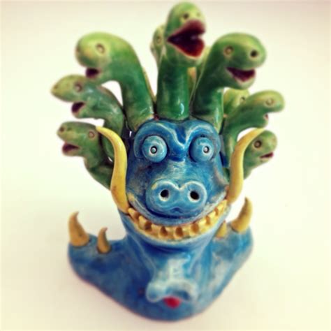 Art sculpture ceramic medusa Typewriter Keys, Ceramics Projects, Pedal Cars, Old Wood, School ...