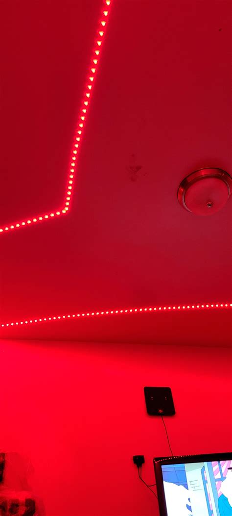 Led Lights In A Room Red - img-stache