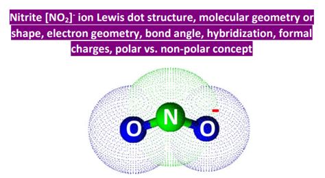 NO2- lewis structure, molecular geometry, bond angle, hybridization