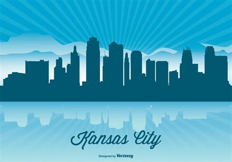 Kansas City Skyline Illustration - Download Free Vector Art, Stock Graphics & Images