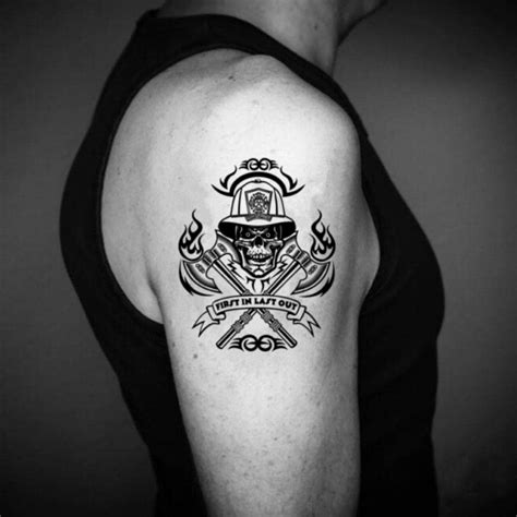 Firefighter Symbol Tattoo