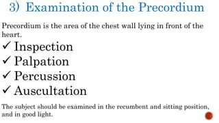 Clinical Examination of CVS | PPT