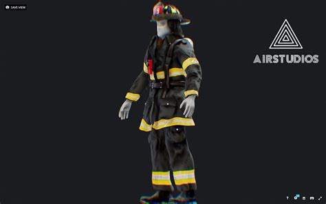 New York City Firefighter Uniform 3D - TurboSquid 1886019