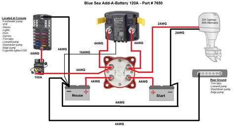 Boat Battery Wiring Diagram - Enhandmade