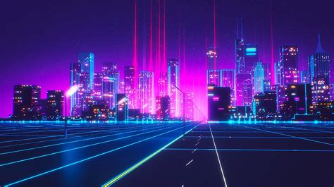 "Retrowave" is a short 80s-inspired animation created by German ...